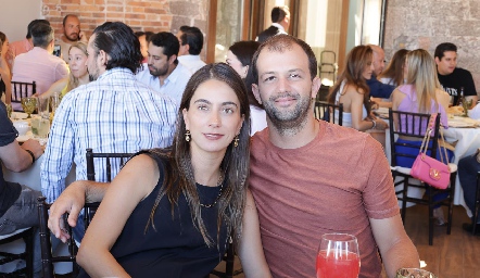 Lorena Andrés y Alejandro Abud.