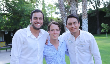  Omar Díaz, Jorge Del Valle y Jorge Gómez.