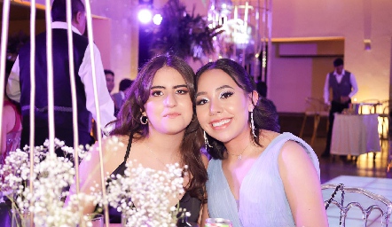  Sasha Leija y Ximena Miranda.