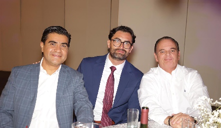  Agustin Castillo, Rafael Cabriales y Francisco Labastida.