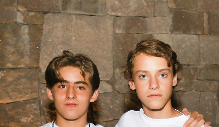  Diego Carreras y  Santiago Mercado.