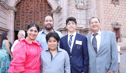  Marisa Canseco, Jorge Galván, Jorge Galván, Jesús Alejandro y Jorge Galván.