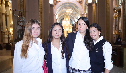  Isa Rossel, Mare Cordero, Marisol Chalita e Isa Algara.
