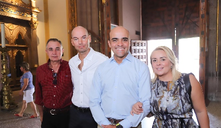  Javier Alcalde, Alejandro González, Iván Anguiano y Susana.