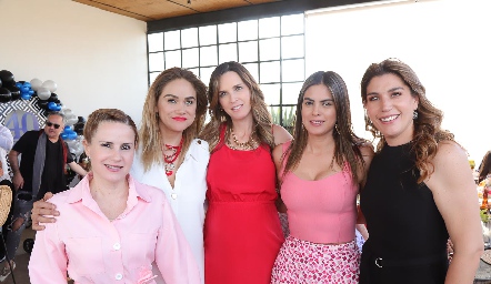  Michel Baeza, Danaé Enríquez, Eunice Camacho, Bárbara Berrones, y Alejandra Jiménez.