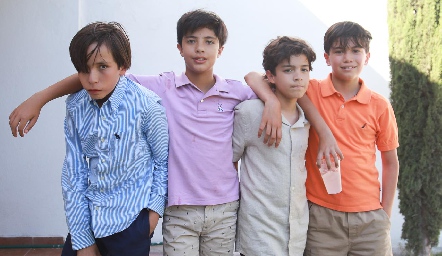  Pablo Lucke, Carlos Santiago, José Roben y Mau.