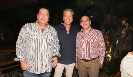 Roberto Silva, Humberto Siller y Roberto Del Valle.