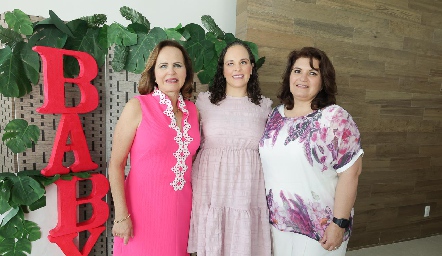  Nena Dávila, Andrea Díaz Infante y Bertha Navarro.