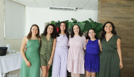  Ximena Medina, Paola Zepeda, Mimí Navarro, Andrea Díaz Infante, Paola Córdova y Fabiola Aguillón.