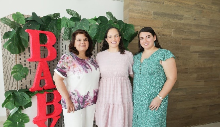  Bertha Navarro, Andrea Díaz Infante y Ximena Zapata.