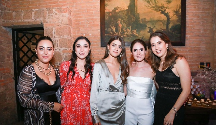  Paulina Gómez, Isabella Zollino, Paola Gutiérrez, Pau Aldrett y Mónica Torres.