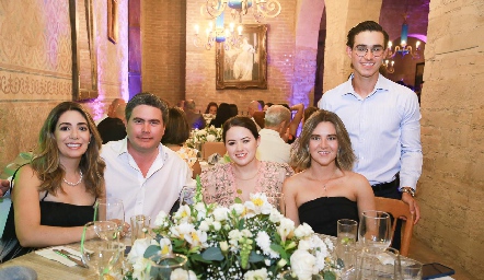  Andrea Lorca, Héctor Gordoa, Marisol  Aldrett y Mariana Álvarez.