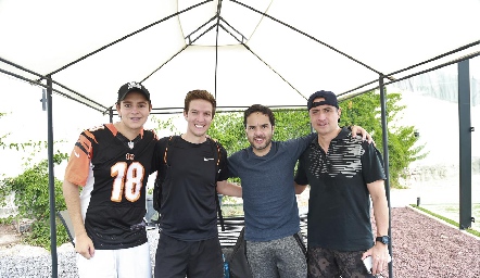  Javier Campos, Carlos Julián, Carlos Labastida y Jesús Jiménez.