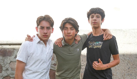  Jorge Eduardo Duarte, Jorge Cardona y Adrián.