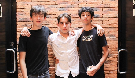  Mateo Castañedo, Jorge Eduardo y Adrián.