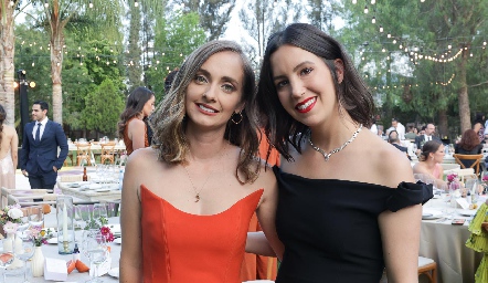  Laura Díaz de León y Paulina Grossman.