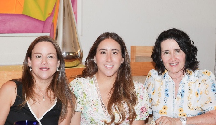  Diana Gel, Diana Olvera y Lourdes López.