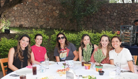  Paty Cabrera, Ana Lorca, Fer Castillo, Mariana Díaz, Gabriela Mundo y Gabriela,.