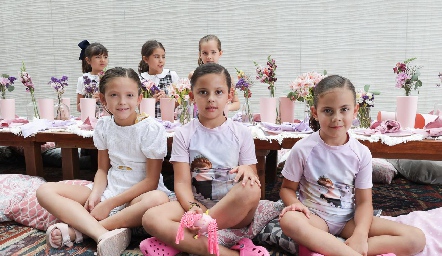  Danna, Maricarmen e Inés.