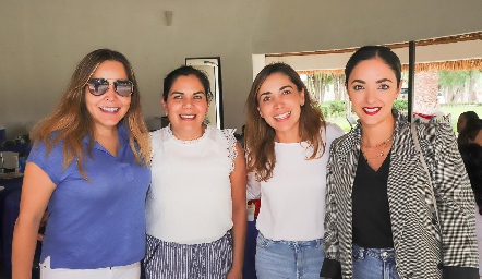  Leticia Gómez, Ana, Miriam Abud y Ligia.