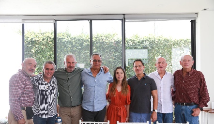  Wilfrido Martínez, Gerardo Serrano, Jacobo Cossío, Guillermo Paredes, Fernanda Cossío, Edgar Zúñiga, José Zendejas y Carlos Aldrete.