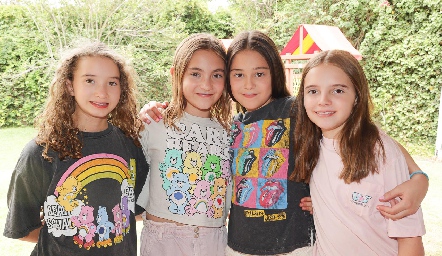 Xime, Rafaela, Inés y Lorenza.