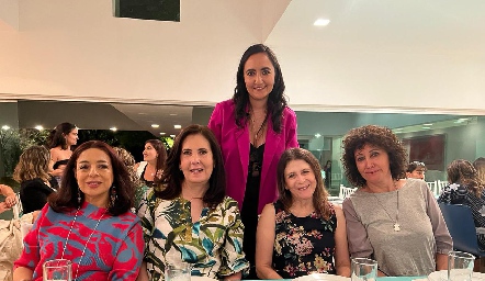 Laura Fonseca, Lula Ramírez, Nohemí Torres, Norma Soriano y Minerva Franco.