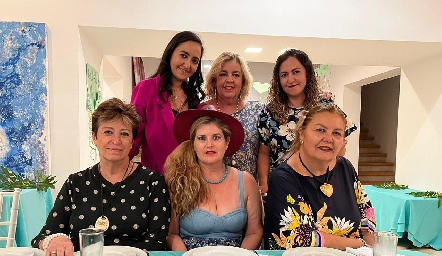  Nohemí Torres, Luz Elena Solana, Chacha del Val, Silvia Foyo y Mónica Martínez.