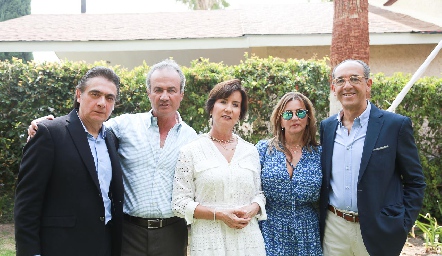  Abraham Salgado, Ricardo Andrés, Gabriela Andrés, Lorena Robles y Enrique Díaz Infante.