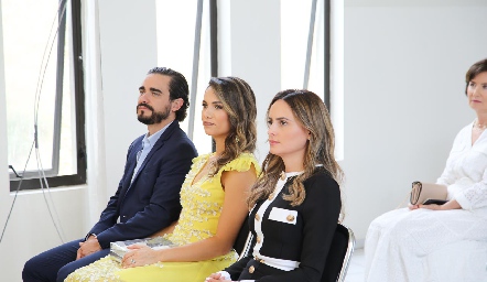  José Luis Villaseñor, Marcela Díaz Infante, María José Salgado.