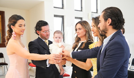  Gaby Díaz, Abraham Salgado, Roberta Salgado, María José, Marcela Díaz Infante y José Luis Villaseñor.