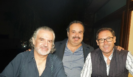  Rafael Piñero, René Sánchez y Carlos Celis.