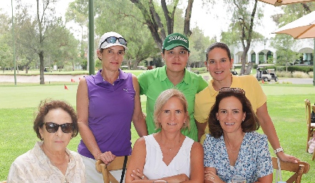  Isabel Benítez, Claudia Díaz Infante, Iveth Coulón, Daniela Coulón, Erika Von Der Meden y Mariana Acebo.