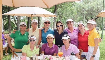  Marcela Rangel, Tomako Fujikawa, Ale Pérez, Paty del Peral, Ana Laura Villareal, Marcel Alcalde, Lorena Torres, Paulina Vivanco, Lourdes Orozco y Marcela Gutiérrez.