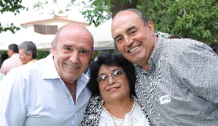  Carlos Rangel, Cande y Fernando Pérez.
