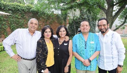  Geroche, Carina, Malena López, Javier Zarate y Pepe Nava.