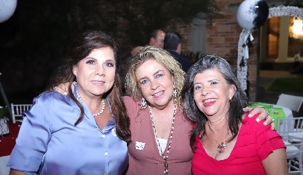  Ceci Wuarburton, Luz Elena Solana y Adriana garcía.