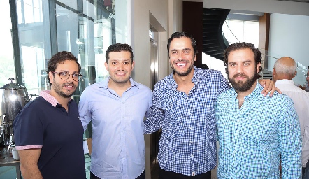  Javier Medlish, Gerardo Jiménez, Omar Díaz y Gerardo Egleton.