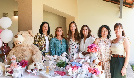  Rocío Espinoza, Lorena Robles, Lorenza Andrés, Lucia Bravo, Sandra Galván y Marcela Posas.