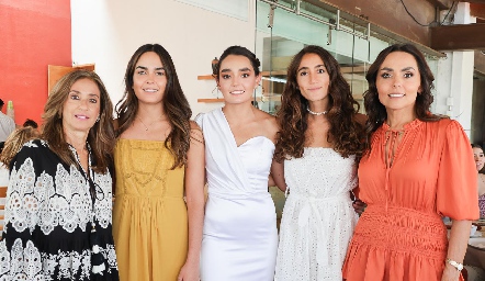  Mónica Gaviño, Macarena Villasuso, Marianela Villasuso, Mónica Serrano y Marianela Villanueva.