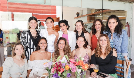  Natalia Gaviño, María Rubio, Mónica Serrano, Marielena Serrano, Macarena Gómez, Michelle Cano, Ana Isabel Gómez, María José Rubio y Ana Gaby Motilla.