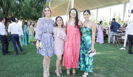  Claudia Mahbub, Margot Uría, Regina González y Katia Díaz de Leon.