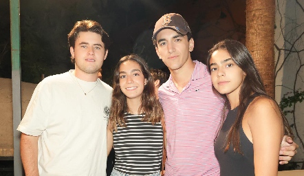  Javier Aguilar, Natalia de Rio, José Miguel Abud, Mariana del Rio.