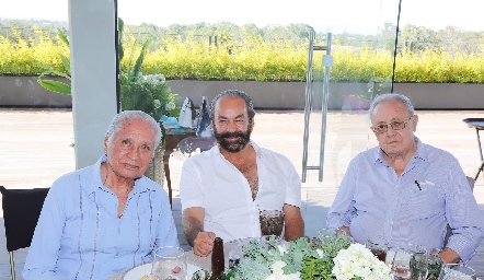  Manuel Toledo, Oscar Torres y Carlos Artolózaga.