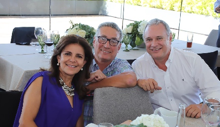  Patricia Silos, Salvador de la Maza y Enrique Minondo.