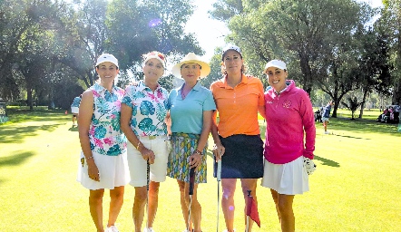  Mariana, Ana Laura, Rosy, María y María.