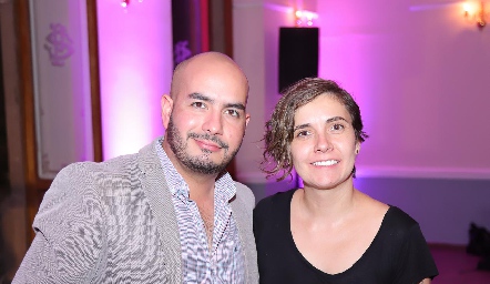  Alejandro Córdova y Diana Estrada.