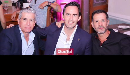  Juan Carlos Barceló, Edgardo Martínez y Alejandro Lafuente.