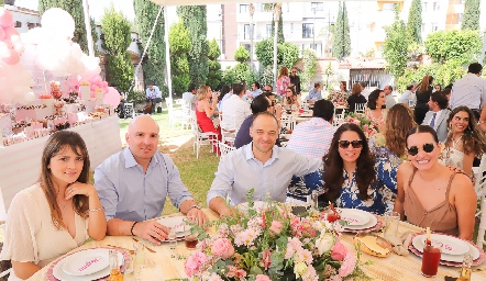  Laura Favela, Alberto Borja, Guillermo Narváez, Yolanda Botello y Paloma González.