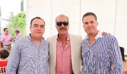  Jesús Fernández, Marco Güemes y René González.